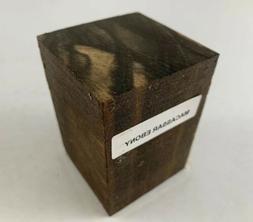 Beautiful Macassar Ebony Wood  Bottle Stopper Blanks 2" x 2"