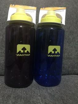 Nathan Big Shot 32 oz Sport Water Bottle BPA-Free Filter Com