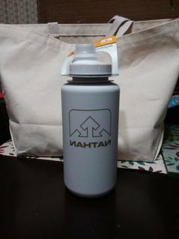 NATHAN BIG SHOT 32 OZ WATER BOTTLE COLOR WHITE