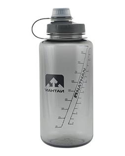 Nathan Big Shot Narrow Mouth Bottle, Grey, 1-Liter
