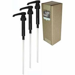 Black Syrup Pump For 750mL  Bottles, Pack Of 3 (Compatible W