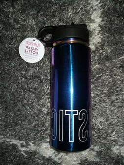 Justice blue ombre logo metal flip top Water Bottle 25.6 fl 
