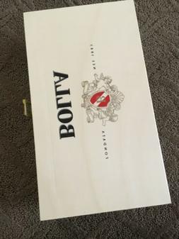 Bolla Wine Wood Box with Locking Clasp Italy Lightweight - H
