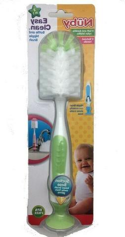 Nuby Bottle Brush with Suction Base and Nipple Brush
