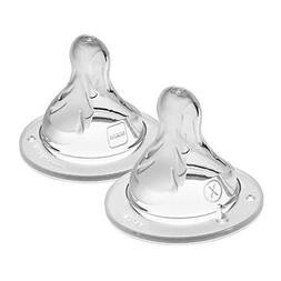 MAM Bottle Nipples, Level 4 X-Cut Extra Fast Flow Nipple, 6+