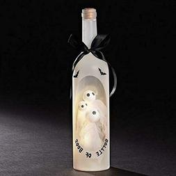 Bottle of Boos Ghosts Light Up LED 13 Inch Wine Bottle Hallo