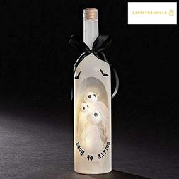 Bottle of Boos Ghosts Light Up LED 13 Inch Wine Bottle Hallo