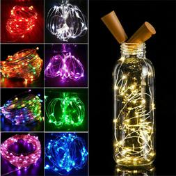 Bottle Stopper Fairy String Lights Wine/Gin Battery Cork Sha