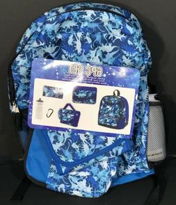 Boys Dinosaur 6PC Set Backpack Lunch Bag Tablet Sleeve Penci