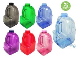 BPA Free 1 Gallon Plastic Water Bottle Container Drinking Ca