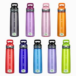 BPA&nbsp;Free 24oz Sports Water Bottle With Straw for Hiking,Cam