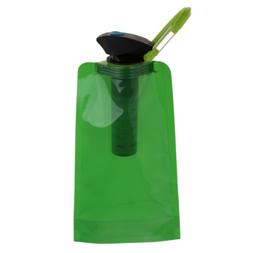BPA Free Durable Foldable Flexible Water Bottle with Filter-