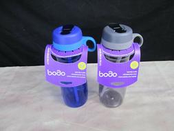 Pogo BPA-Free Plastic Water Bottle with Flip Straw 32 oz 2 P