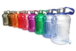 BPA Free Water Bottle Half Gallon Drink Canteen Jug Containe