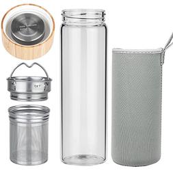ORIGIN Best BPA-Free Fruit and Tea Infuser Borosilicate Glas
