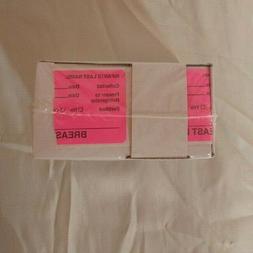 Breast Milk Baby Bottle Storage Label Pink Roll of 320 NEW