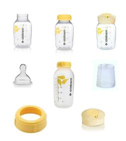 MEDELA Breast Milk Storage Bottle Collar Ring Labeling Lid N