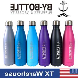 BY-Bottle 6 Colors 500ML 17Oz Stainless Steel Vacuum Double 