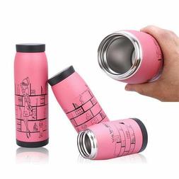 Car Travel Thermos Girl Tree Cartoon Design Bottle Thermal W