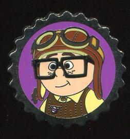 Carl Up Bottle Cap Disney Pin 106865