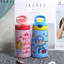 Cartoon Children Vacuum Insulated Stainless Water Bottle Cut