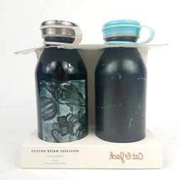 Cat & Jack Black Space Theme 12 oz Insulated Stainless Water