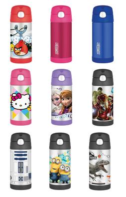Thermos Character Funtainer Straw Bottle, 12 oz, 59 Colors