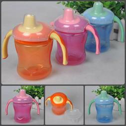 Child Cup Straw Baby Drinking For Children Training Milk Bot