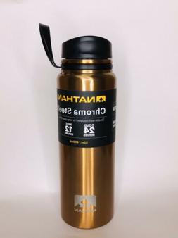 Nathan Chroma Steel Water Bottle 32 oz Double wall insulated