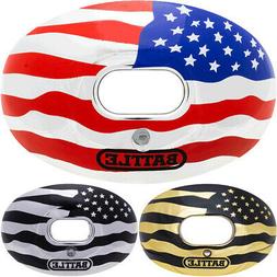 Battle Sports Science Chrome American Flag Lip Protector Mou