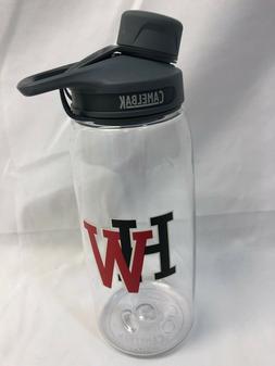 CamelBak Chute 1 Liter  Water Bottle, Clear, HW Logo, Free S