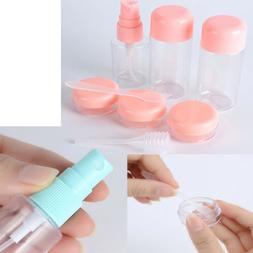 Clear Travel Bottle Set Refillable Toiletries Containers for