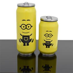KOLLOX Cola Can Stainless Steel Water Bottle Yellow Minion I