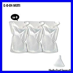 Collapsible Reusable Foldable Eco Friendly 8 Oz Water Bottle