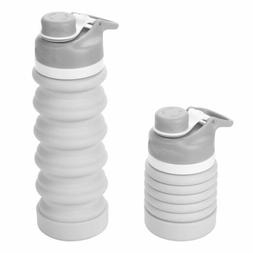 Collapsible Water Bottle BPA Free FDA Approved Food-Grade Si