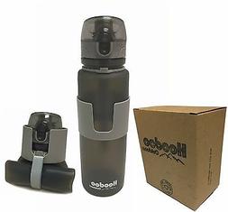 Hoodoo Outdoors Collapsible Water Bottle - Pop Top - BPA Fre