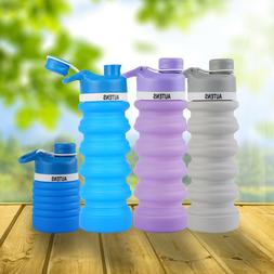 AUTENS Collapsible Water Bottle Silicon 550ml Leak Proof, BP