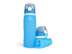 Tecare Collapsible Water Bottle Silicone Foldable with Leak 