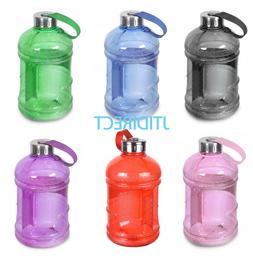 Colorful BPA Free Water Bottle Metal Cap Drinking Canteen Ju