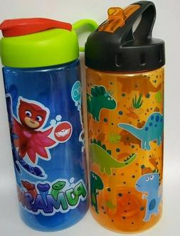 Cool Gear Dinosaur Zak PJ Mask Kids Water Bottle 