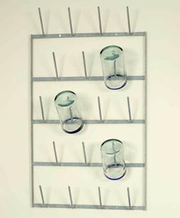 Country new hanging wine bottle drying rack /