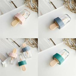 Cute Ice Cream Lip Glaze Tube Diy Lip Gloss Sub-Bottle Pink 