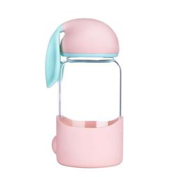 Cute Rabbit Glass Mug For Kids Water Bottle Cup Coffee Mug B
