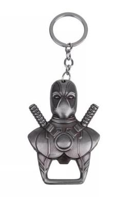 Deadpool Marvel Bottle Opener Keychain Silver 2&rdquo; US Seller