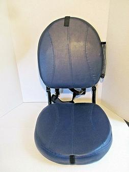Deluxe Heavy Padding Folding Backpack Stadium Seat Water Bot