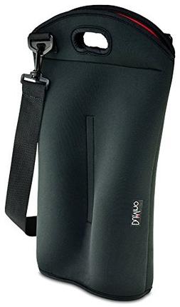 DuVino DEUCE Wine Bottle Bag - Insulated Neoprene 2 Bottle C