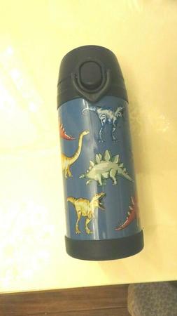 Pottery barn Dinosaur WATER BOTTLE Dino school boy red blue 