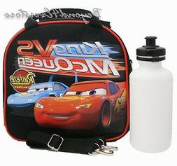 Disney Cars Lunch Bag Insulated w/ Shoulder Strap & Water Bo