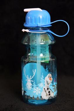 Disney Frozen Olaf Sven Zak Tritan Blue Beverage Bottle 14 o