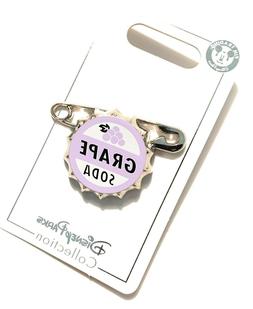 Disney Parks UP Movie Ellie Grape Bottle Soda Cap & Pin Offi